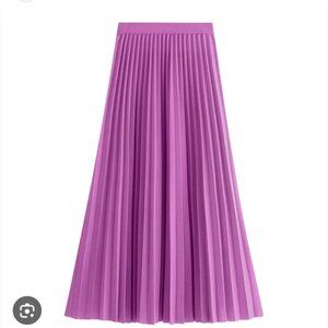 Laundry By Shelli Segal Purple Lavender Chiffon Maxi Skirt - Great Condition